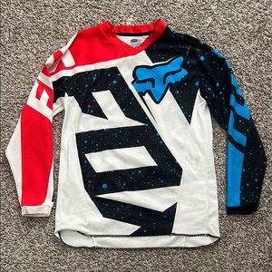 Fox Red and Blue Racing Jersey